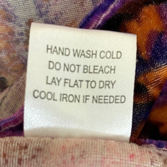 Whimsigoth Burnout Velvet Floral Kimono Shawl Wrap Women OS Purple Cottagecore - Picture 8 of 8